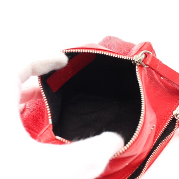 Givenchy Pandora Clutch bag Leather Red Authentic - Picture 3 of 7